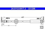 Bremsschlauch 24.5112-0417.3 Bremsschlauch 24.5112-0417.3