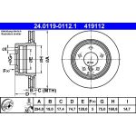 Bremsscheibe 24.0119-0112.1