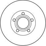Bremsscheibe DF4238 Bremsscheibe DF4238