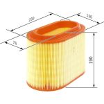 BOSCH F 026 400 046 Luftfilter BOSCH F 026 400 046 Luftfilter