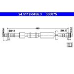 ATE 24.5112-0456.3 Bremsschlauch