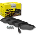 TEXTAR 2473803 Bremsbeläge mit integriertem Verschleißwarnkontakt, mit Bremssattelschrauben TEXTAR 2473803 Bremsbeläge mit integriertem Verschleißwarnkontakt, mit Bremssattelschrauben