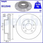 Bremsscheibe BG2846