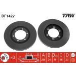 TRW DF1422 Bremsscheibe TRW DF1422 Bremsscheibe