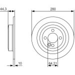 Bremsscheibe 0 986 479 A08