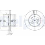 Delphi BG2347 Bremsscheibe Delphi BG2347 Bremsscheibe