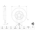 Bremsscheibe 0 986 479 B66