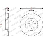 Ferodo DDF2817C-1 Bremsscheibe PREMIER Ferodo DDF2817C-1 Bremsscheibe PREMIER