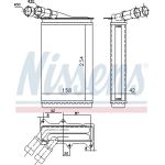 Nissens 71147 Wärmetauscher, Innenraumheizung Nissens 71147 Wärmetauscher, Innenraumheizung