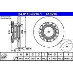 Bremsscheibe 24.0116-0216.1
