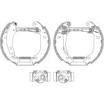 Bremsbackensatz 8DB 355 003-901 Bremsbackensatz 8DB 355 003-901