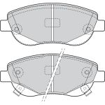 Valeo 601532 Bremsbelagsatz, Scheibenbremse Valeo 601532 Bremsbelagsatz, Scheibenbremse