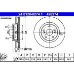 Bremsscheibe 24.0128-0274.1