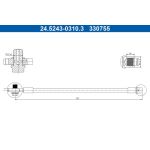 ATE 24.5243-0310.3 Bremsschlauch