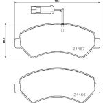 Bremsbelagsatz, Scheibenbremse 8DB 355 023-011 Bremsbelagsatz, Scheibenbremse 8DB 355 023-011