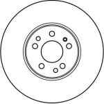 Bremsscheibe DF2595S Bremsscheibe DF2595S