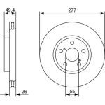 Bremsscheibe 0 986 479 340 Bremsscheibe 0 986 479 340
