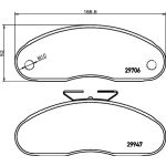 Bremsbelagsatz, Scheibenbremse 8DB 355 005-321 Bremsbelagsatz, Scheibenbremse 8DB 355 005-321