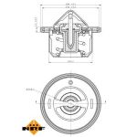 NRF 725084 Thermostat, Kühlmittel EASY FIT NRF 725084 Thermostat, Kühlmittel EASY FIT
