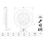 BOSCH 0 986 479 E97 Bremsscheibe