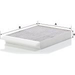 MANN-FILTER CUK 30 012 Innenraumfilter, Aktivkohlefilter MANN-FILTER CUK 30 012 Innenraumfilter, Aktivkohlefilter