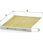 MANN-FILTER FP 2243 Innenraumfilter FreciousPlus Aktivkohlefilter mit Polyphenol, antibakteriell, Feinstaubfilter (PM 2.5)