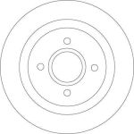 Bremsscheibe DF4251 Bremsscheibe DF4251
