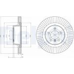 Delphi BG9081C Bremsscheibe