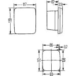 Schlussleuchte 2SA 005 200-331 Schlussleuchte 2SA 005 200-331