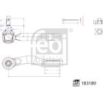 FEBI BILSTEIN 183180 Spurstangenkopf