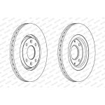 Ferodo DDF489 Bremsscheibe PREMIER Ferodo DDF489 Bremsscheibe PREMIER