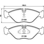 Bremsbelagsatz, Scheibenbremse 8DB 355 007-591 Bremsbelagsatz, Scheibenbremse 8DB 355 007-591