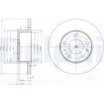 Delphi BG3751 Bremsscheibe Delphi BG3751 Bremsscheibe