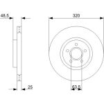 BOSCH 0 986 479 310 Bremsscheibe