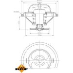Thermostat, Kühlmittel 725070 Thermostat, Kühlmittel 725070