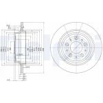 Delphi BG3515C Bremsscheibe