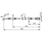 BOSCH 1 987 476 322 Bremsschlauch