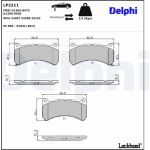 Delphi LP2211 Bremsbelagsatz, Scheibenbremse Delphi LP2211 Bremsbelagsatz, Scheibenbremse