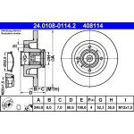 Bremsscheibe 24.0108-0114.2