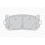 Ferodo FDB1569 Bremsbelagsatz, Scheibenbremse PREMIER ECO FRICTION Ferodo FDB1569 Bremsbelagsatz, Scheibenbremse PREMIER ECO FRICTION