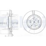 Delphi BG3678 Bremsscheibe Delphi BG3678 Bremsscheibe