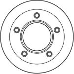 Bremsscheibe DF2579S Bremsscheibe DF2579S