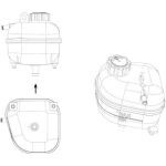 NRF 454041 Ausgleichsbehälter, Kühlmittel EASY FIT NRF 454041 Ausgleichsbehälter, Kühlmittel EASY FIT