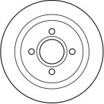 TRW DF2639 Bremsscheibe TRW DF2639 Bremsscheibe