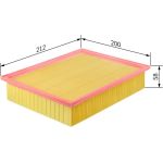 BOSCH F 026 400 097 Luftfilter BOSCH F 026 400 097 Luftfilter