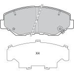 Valeo 598757 Bremsbelagsatz, Scheibenbremse Valeo 598757 Bremsbelagsatz, Scheibenbremse