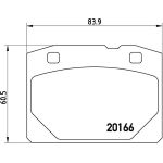 Brembo P 41 001 Bremsbelagsatz, Scheibenbremse PRIME LINE Brembo P 41 001 Bremsbelagsatz, Scheibenbremse PRIME LINE