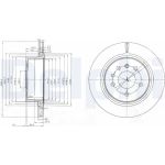 Delphi BG4043 Bremsscheibe