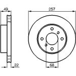 Bremsscheibe 0 986 478 567 Bremsscheibe 0 986 478 567