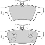 Bremsbelagsatz, Scheibenbremse 302760 Bremsbelagsatz, Scheibenbremse 302760